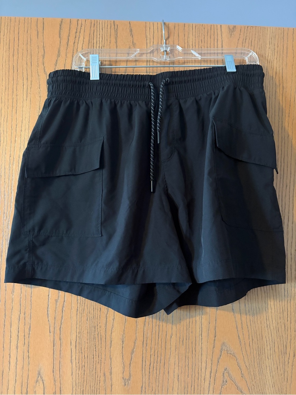 Women’s Black Cargo Athletic Shorts